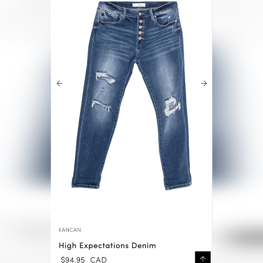 Euc kancan jeans super soft and stretchy